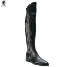 Großhandel cool black boots for men Gallery Billig kaufen Großhandel Luxus Herren Hohe Leder Stiefel New Cool Frühling