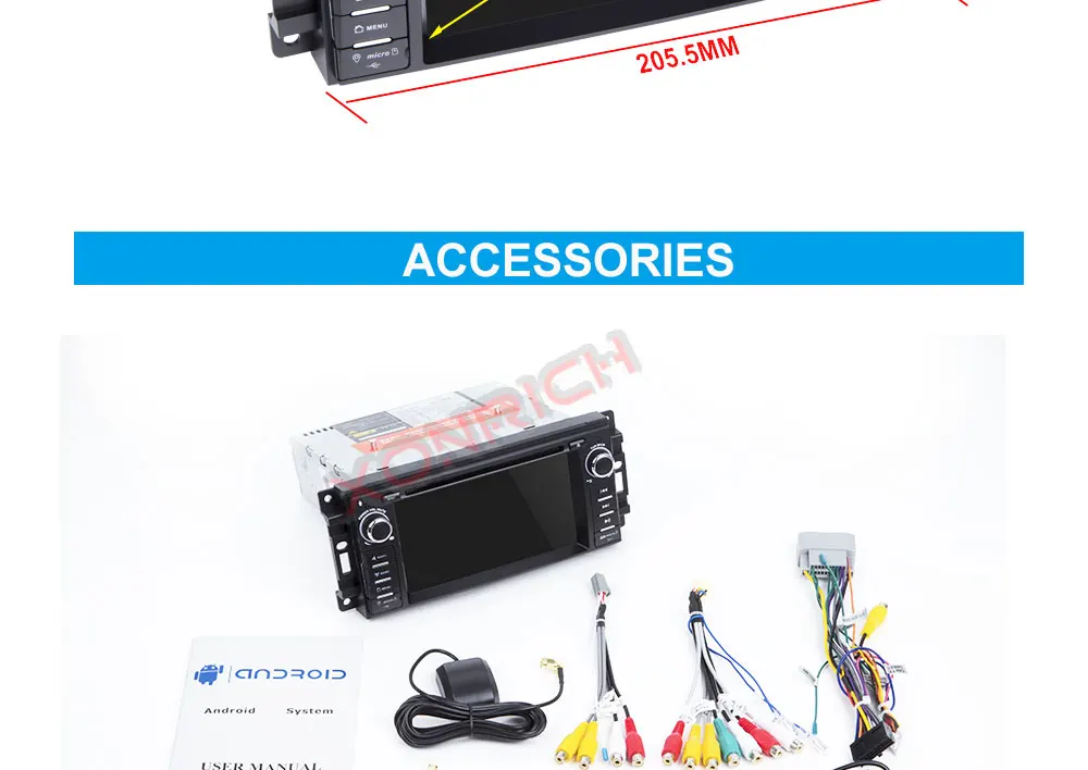 Sale Autoradio 1 Din Android Car Stereo DVD Player For Jeep Grand Cherokee Chrysler 300C Compass Patriot Dodge Sebring GPS Navi 27