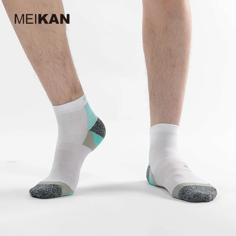 MK5116 MEIKAN Mesh беговые короткие носки махровая подошва Демпфирование высокое качество практически дешевые спортивные короткие носки для лета
