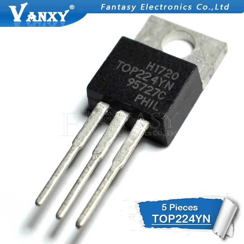 

5PCS TOP224YN TO220 TOP224 TO-220 TOP244Y 244YN new and original IC