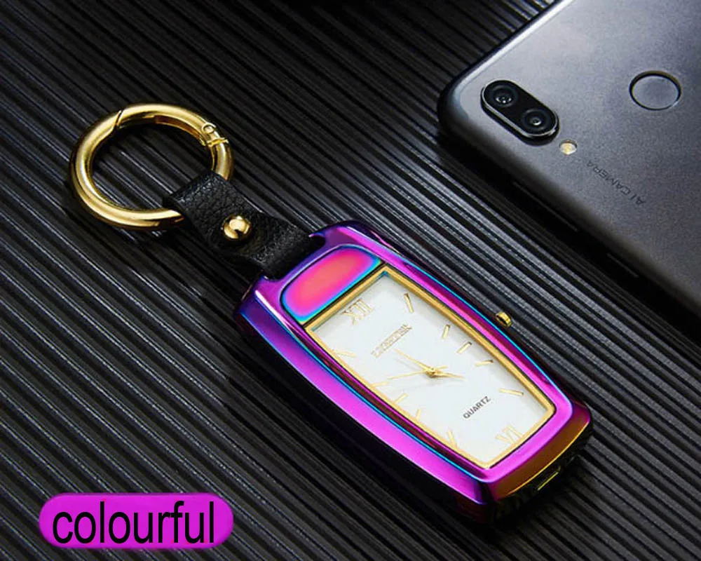

Multifunctional watch USB cigarette lighter flashlight