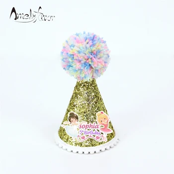 

Ballerinas Theme Party Hat Photo Shoots Decoration Ballet Girls Party Decorations Supplies Kids Birthday Baby Shower Custom-Made