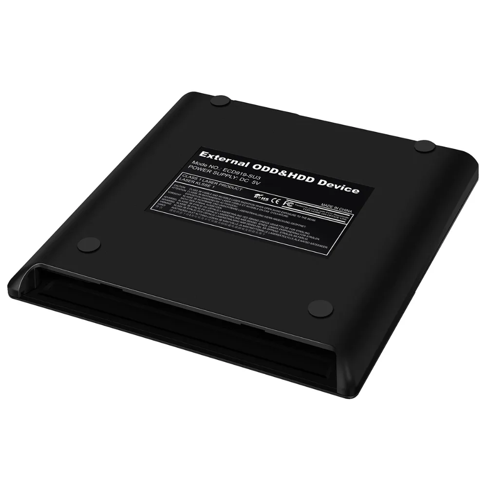 Внешний чехол DeepFox 9 5 мм USB 3 0 для CD/DVD RW с индуктивным сенсорным
