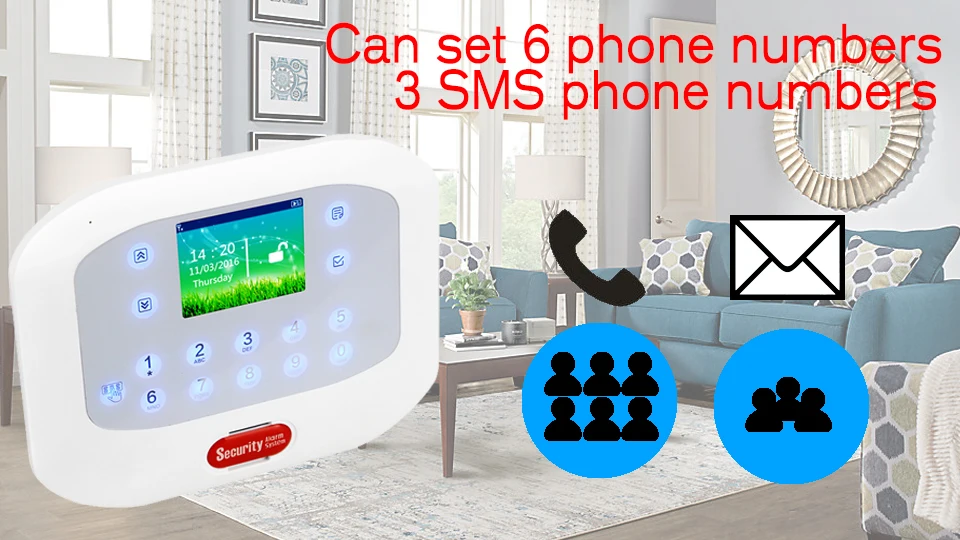 DAYTECH Wirelss GSM сигнализация Система PSTN охранная сигнализация s безопасность дома пожарный датчик детектор автоматический циферблат