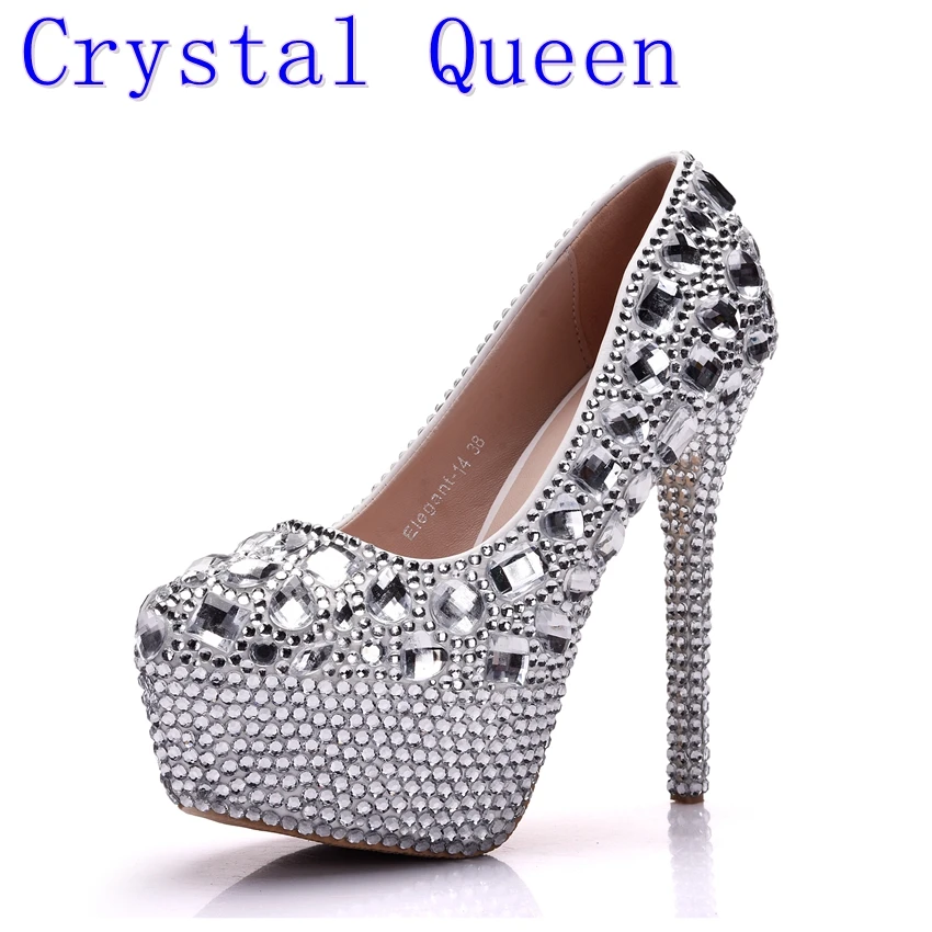 Женские туфли-лодочки со стразами свадебные туфли ручной работы пикантные