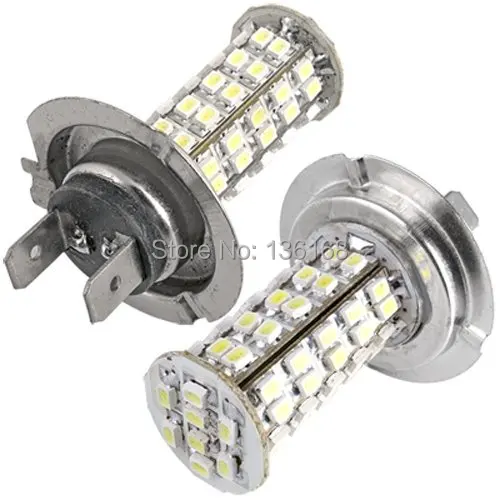 4 X Bombilla Faro Luz Lampara 68 светодиодный H7 3528 SMD 12V Headlight Coche Blanco | Автомобили и мотоциклы