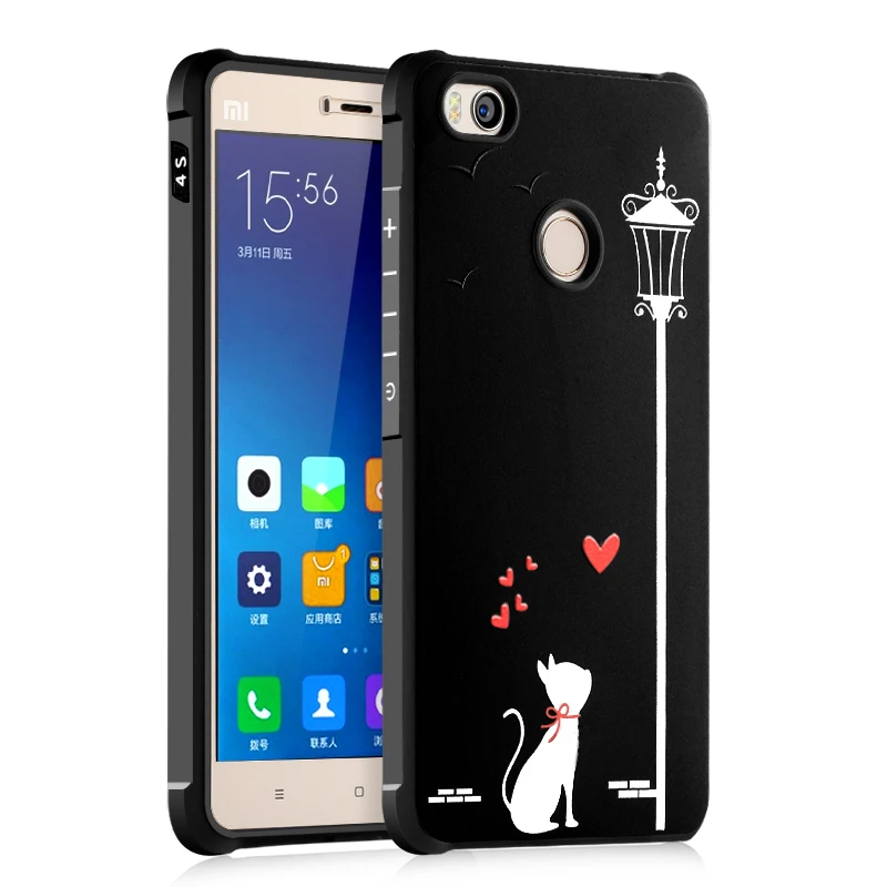 

Phone Cases For Xiaomi Mi4 Mi 4C Mi 4i Mi 4S Case 3D Soft Silicone TPU Back Cover For Xiaomi Mi4C Mi4S Mi4 Mi 4 4C 4i 4S Cases