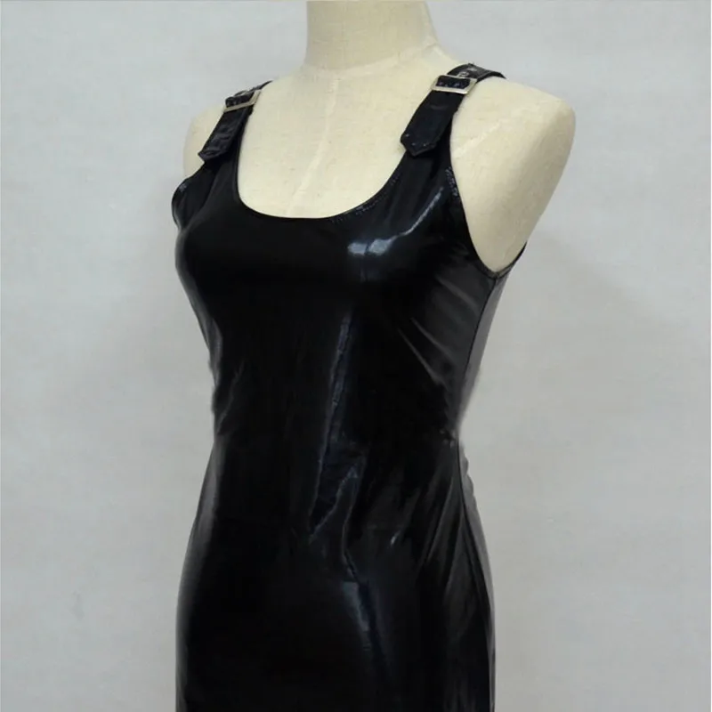 XXL Plus Size Lingerie Sexy Latex Open Crotch Babydoll Porn Sexy Lingerie For Women Role Play Sexy Costumes Underwear Sex Dress