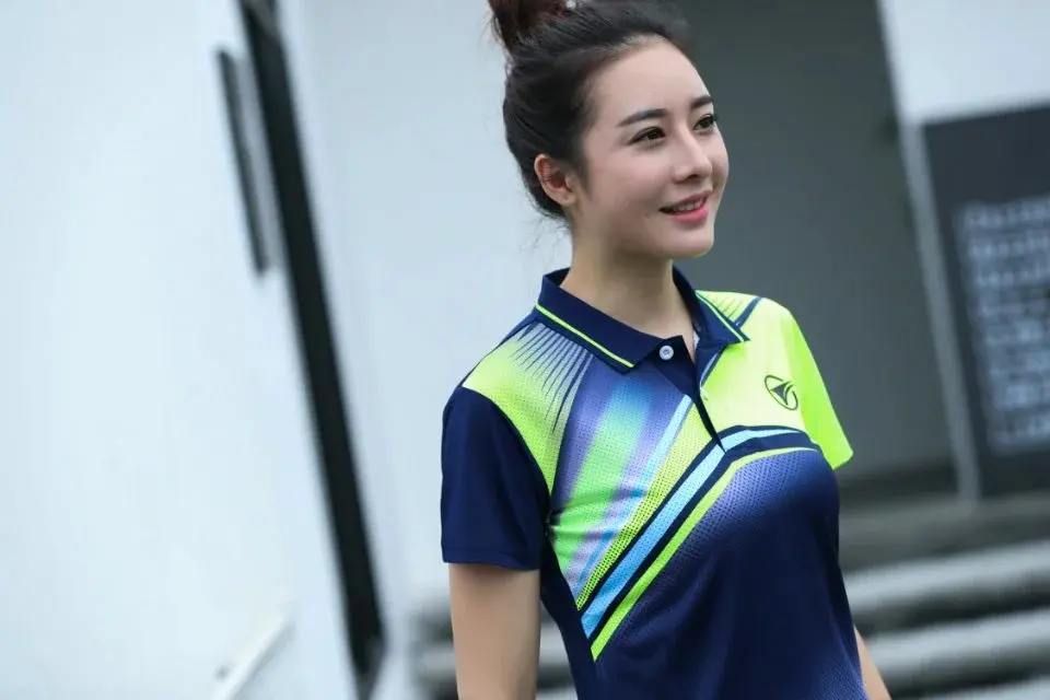 Camiseta de bádminton transpirable de secado rápido de marca deportiva, camisetas de entrenamiento de Fitness para hombres y mujeres