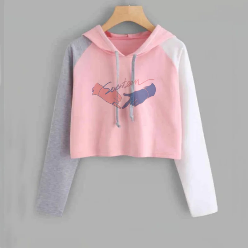 Seventeen Crop Top Hoodies 2020