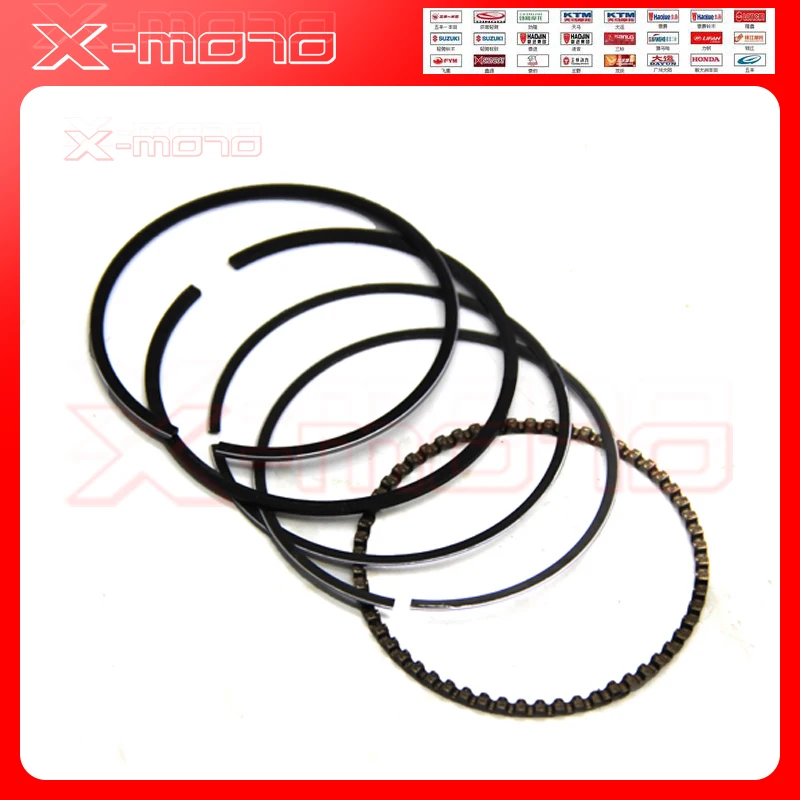 Lifan 125cc partes del motor de la bici de la suciedad pit bike Piston-Kit-Rings-Pin-Cylinder-Gasket-52-4MM-14MM-LF125
