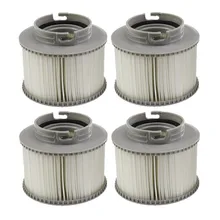 4 Pack MSPA filtro FD2089 Rotonda Strumento Gonfiabile Gonfiabili di Nuoto Piscina Universale Filtro Vasca Idromassaggio Parte Cartuccia del Filtro di Ricambio vasca da bagno