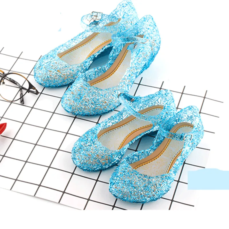

Melissa 2018 baby shoes girls sandals anna&elsa Kids baby shoes elsa princess and cosplay shoes party and Comfortable