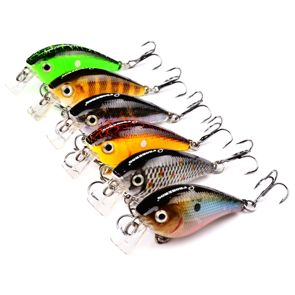 6PC/Lot Fishing Lure Sunlure Brand 2.2" 5.6cm Fishing Bait 6.1g