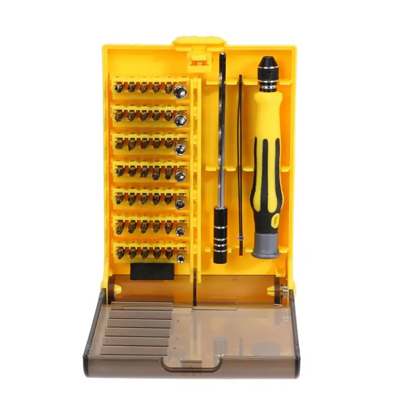 45 in 1 Screwdriver Set Torx Phillips Star Slotted Hex Pozidriv Square