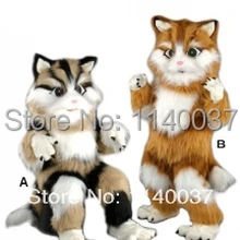 Талисман Делюкс Плюшевый Кот талисман костюм на заказ косплей костюм персонажа из мультфильма карнавальный костюм маскарадный костюм партии