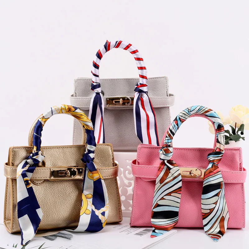 

New Luxury Children HandBag Fox Fur Ball PU Children Bags for Girls Child Evening Party Shoulder bag for Birthday Gift Bags 2019