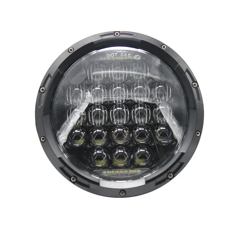 

7" Headlight - 5D Round Motorcycle High Low Beam Projector LED DRL Headlamp For Harley Jeep Wrangler ( Pcs)