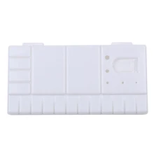 33 сетки коробки пустые товары для рукоделия белый художника Профессиональный краски палитра Складная гуашь палец отверстие лоток пластик акварельный инструмент