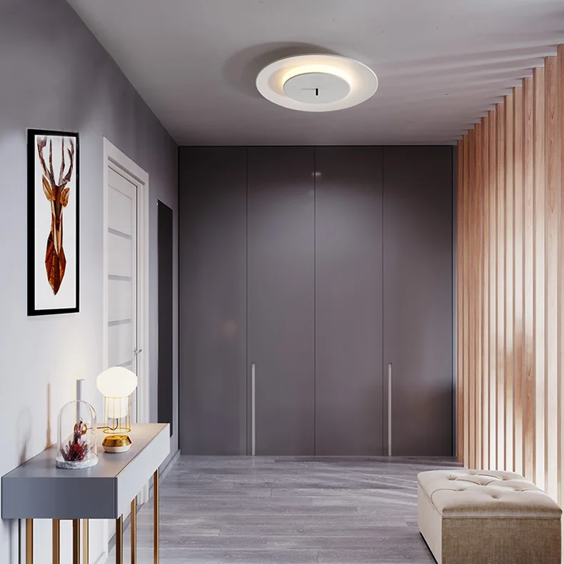 Простой потолочный светильник в скандинавском стиле для гостиной, современный светодиодный потолочный светильник для спальни