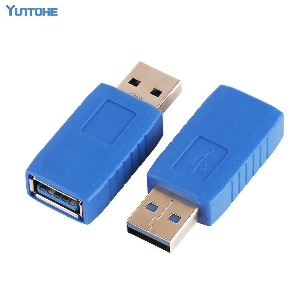 

ZJT56 USB3.0 USB 3.0 A Male to Female Adapter Cable Coupler USB3.0 Extend Adapter Connector 100pcs/lot
