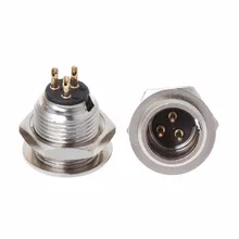 1 шт. Высокое качество Мини XLR 3Pin 4Pin 5Pin мужской панели шасси разъем небольшой разъем XLR микрофон аудио разъем N23 Прямая поставка