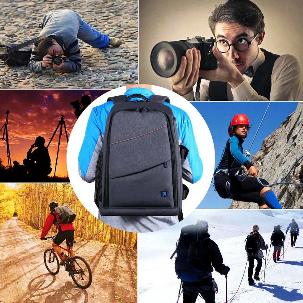 Водонепроницаемый SLR камера наплечный чехол сумка рюкзак для Canon EOS Nikon sony большая Рыболовная Сумка прочная спортивная сумка# g5