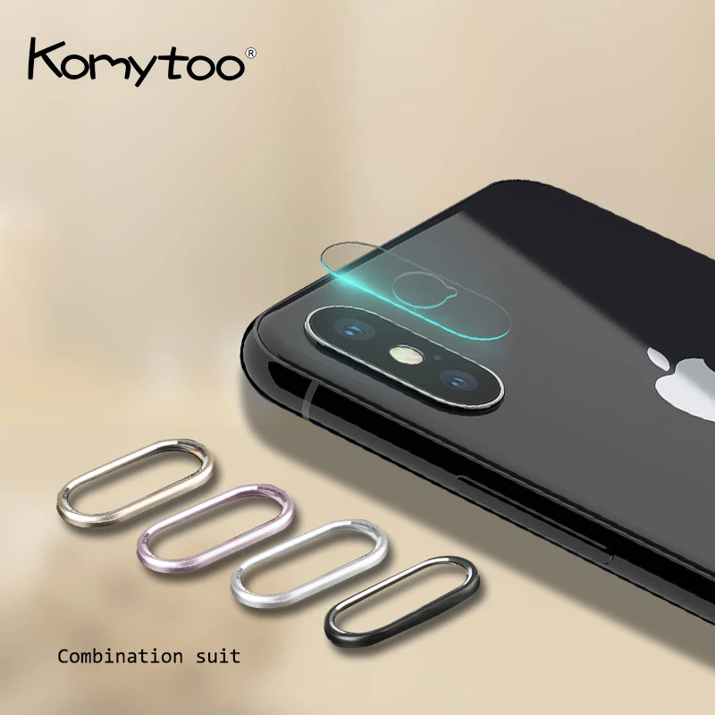 Kopen Camera Lens Screen Protector Voor iPhone X 8 Gehard Glas 0.15mm Film Bescherming Cover Back Lnes Voor iPhone X beschermende film