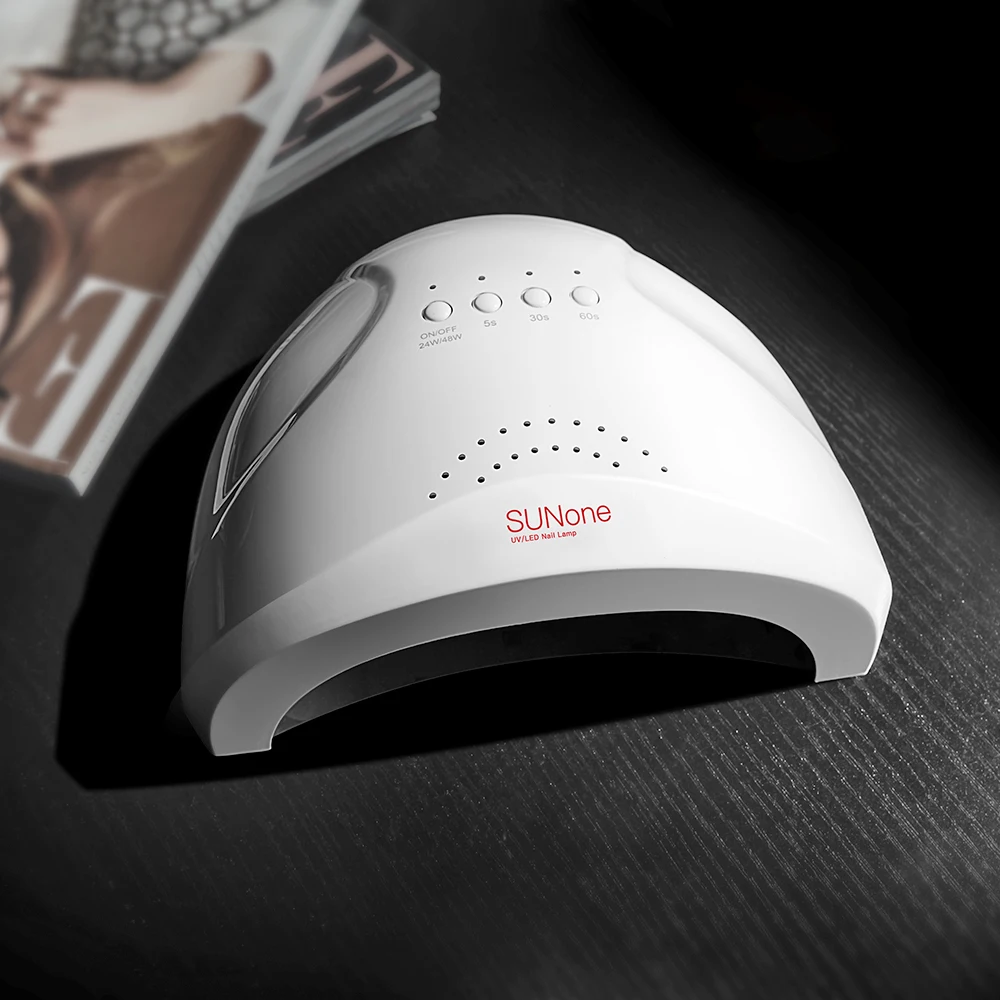 

SUNone 48W/24W Nail Dryer LED UV Lamp Gel Nail Polish Dryer Fingernail Toenail Gel Curing Nail Art Painting Salon Tools