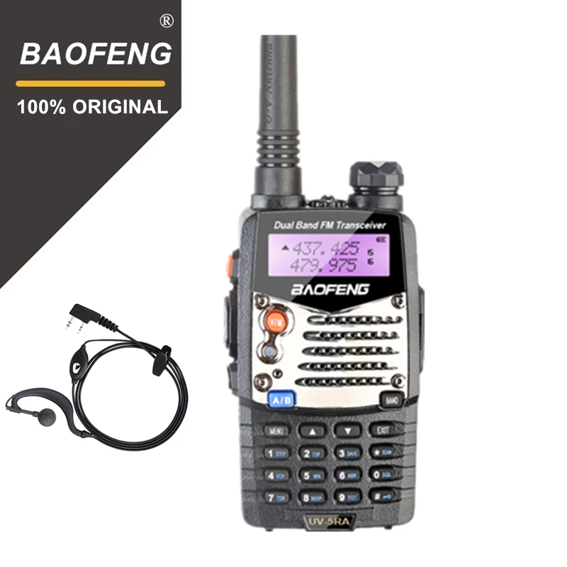 Baofeng UV-5RA портативной рации 5 Вт высокое Мощность Двухдиапазонный портативный двухстороннее радиолюбителей UHF/VHF Communicator HF трансивер