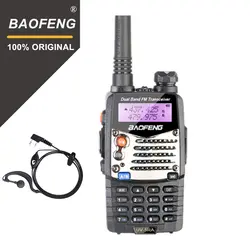 Baofeng UV-5RA портативной рации 5 Вт высокое Мощность Двухдиапазонный портативный двухстороннее радиолюбителей UHF/VHF Communicator HF трансивер