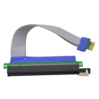 

CHIPAL 200pcs Flexible PCI-E 1X to 16X Riser Card Extension Converter PCI-Express PCI Express Extender Cable for Bitcoin Miner