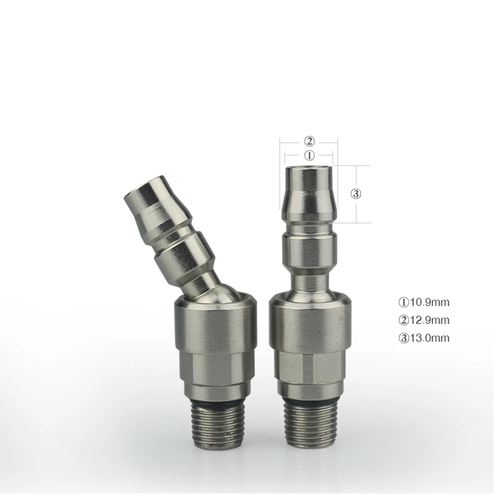 Промышленная 1/4 дюймовая серия шарнирная вилка с наружной резьбой быстрое соединение универсальное поворотное Пневматическое соединение