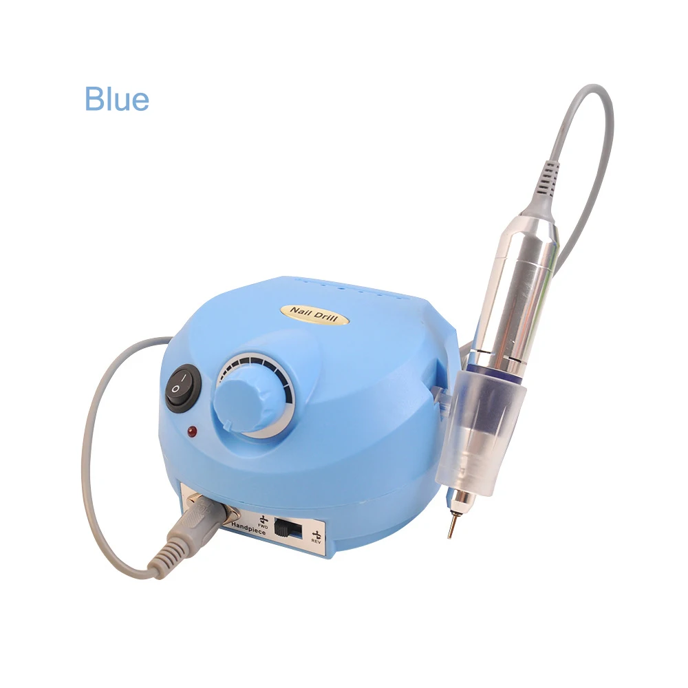 Blue color professional pedicure drill 35000rpm machine nail machine