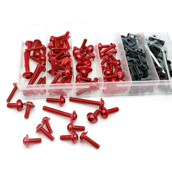 

Universal Motorcycle Body Fairing Bolts Screw cover Full Set For fz8 bmw f800gs bmw r1200gs yamaha mt 09 yamaha yzf r125