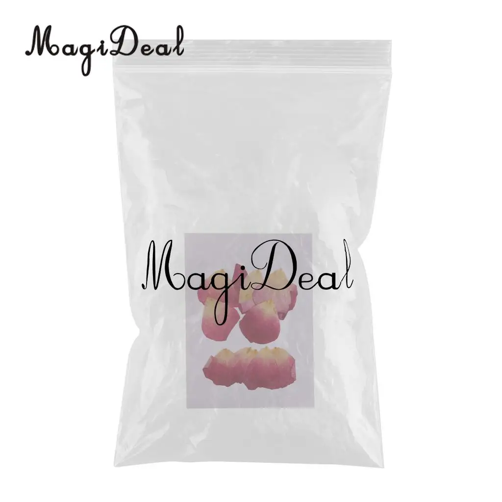 10 / 20Pcs Beautiful Real Pressed Rose Petal Babysbreath Flowers Dried Flowers for Art Craft Scrapbooking DIY Resin Jewelry