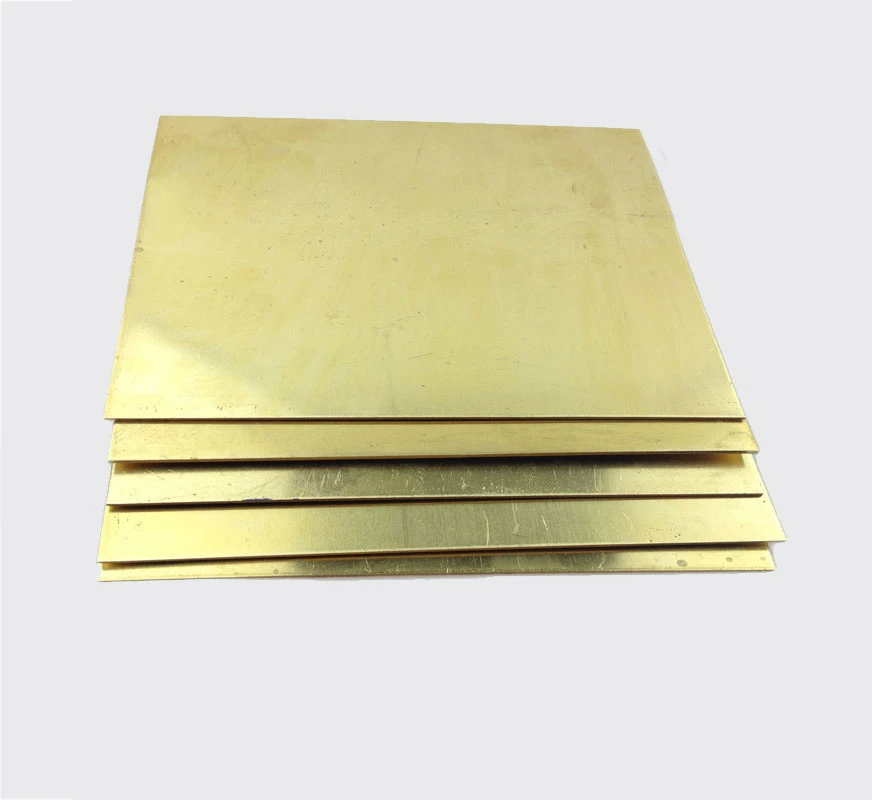 H62 Brass Sheet Thickness 1.5x100x200mm Plate Customized Size CNC Frame Model Mould DIY Contruction Pad | Обустройство дома