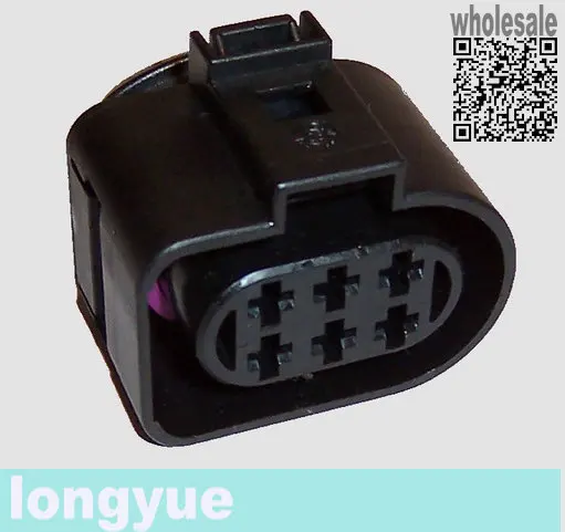 

longyue 2kit Contra Connector Bo sch Wide Band O2 Sensor 1J0973733 6-way onnector