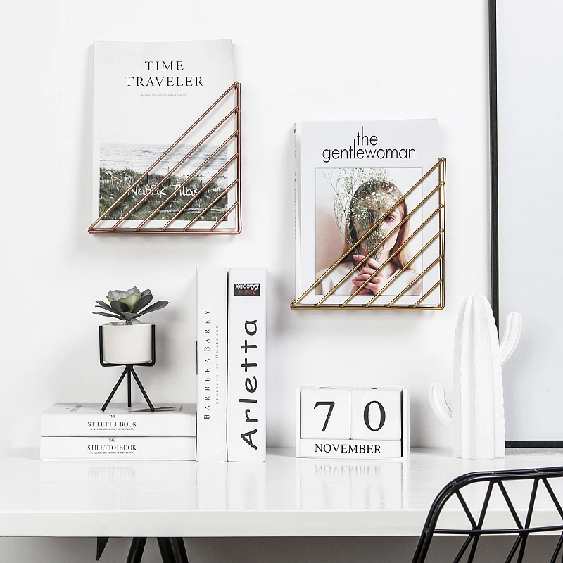 الشمال بسيطة الحديد الفن الجدار شنقا خزانة الرسم هذا مجلة إطار بسيط مكتب جدار جمع البيانات تخزين الرف