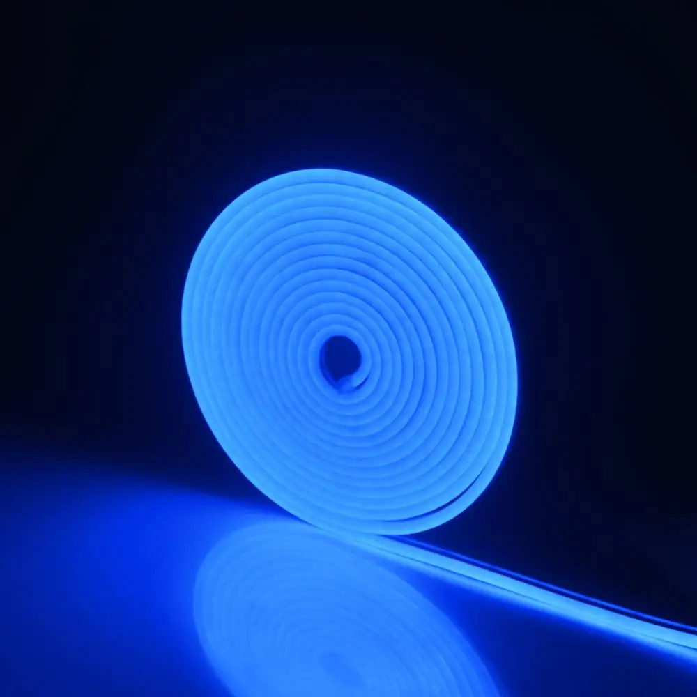 Blue Мягкий неоновый светильник Tira Светодиодная лента DIY неоновая вывеска лампа для дома праздник Рождество Декор кофе бар Детская комната ночник домашний Декор стены - Испускаемый цвет: Blue
