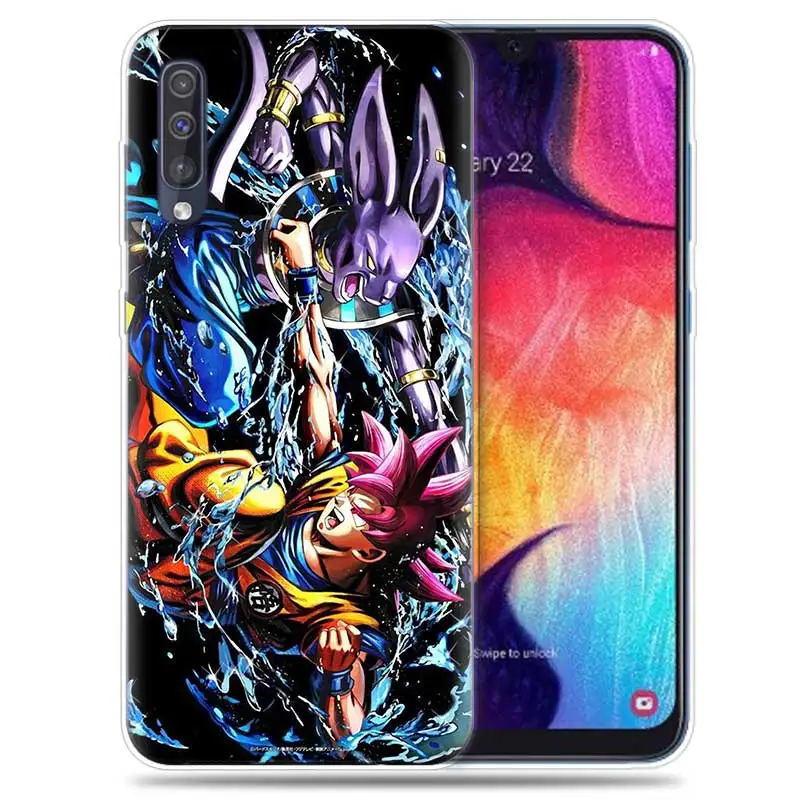 Transpatrent силиконовый чехол для samsung Galaxy A50 A70 A30 M30 M20 A10 A20 A40 M20 крышка телефона Dragon Ball Z Goku Dragon Ball Z Супер аниме - Цвет: SK-006