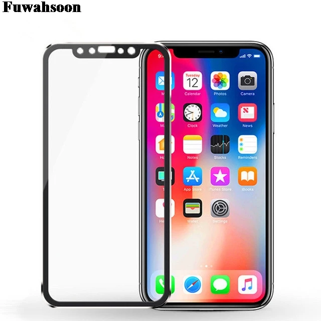 20 шт. 3D изогнутые Защитное стекло для iphone x 6 6s 7 8 5S se полное покрытие защита экрана
