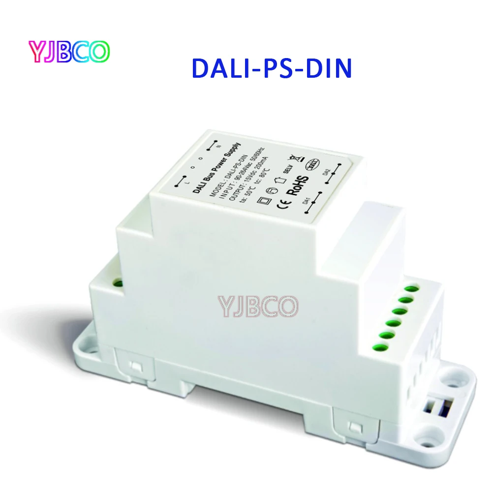 

LTECH DALI-PS-DIN;DALI Bus Power supply(DIN Rail);100-240VAC 50/60Hz input,15VDC 200MA output DALI Dimming Driver for LED Lights