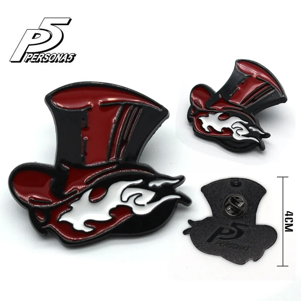 

Persona 5 Morgana Mona Cat Classic icons Enamel pin Badge Buttons Brooch Lovers Denim lapel pin 4cm