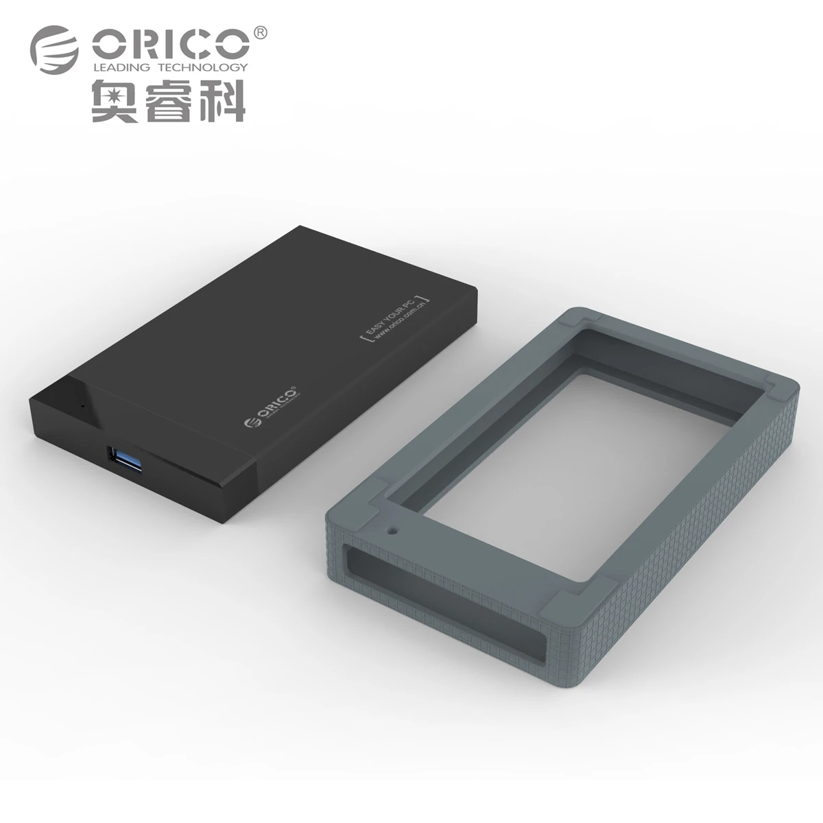ORICO 2.5 дюймов HDD SSD SATA к USB3.0 5/6 Гбит/с ящик для инструмента Бесплатная Алюминий чехол