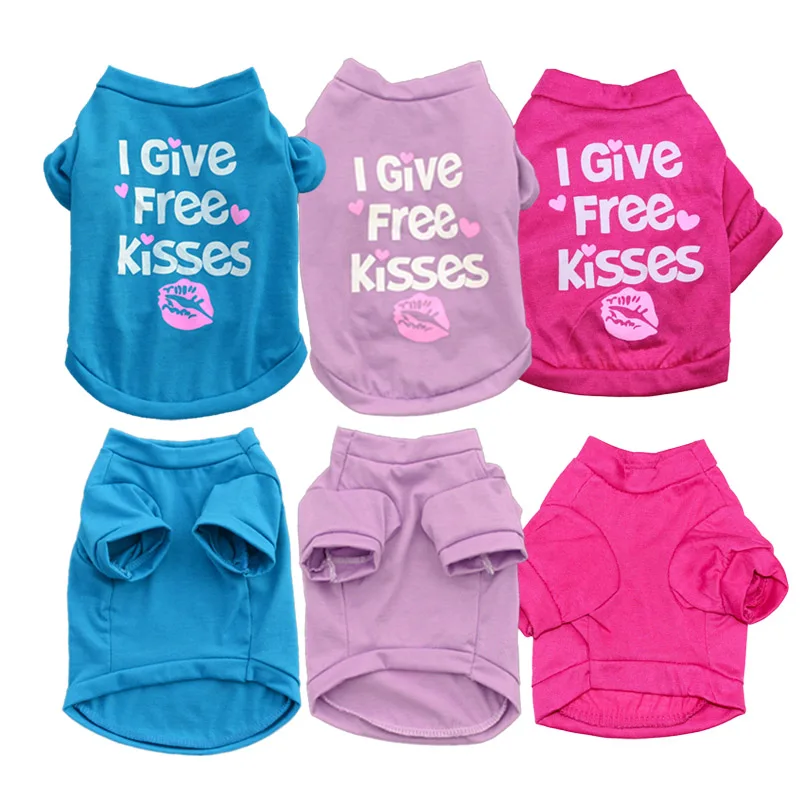 

Summer Dog Clothes for Small Dogs Cotton Pet Dog Shirts Clothes for Dog Pet Chihuahua Apparel Clothing 05 S1
