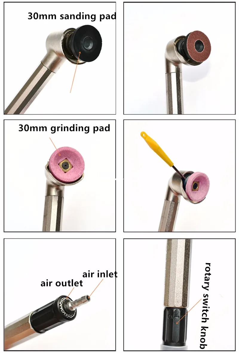 Borntun пневматическая воздушная шлифовальная машина 90 градусов воздушная шлифовальная машина 45 градусов пневматическая шлифовальная машина под прямым углом Полировка воздуха Полировка Инструмент