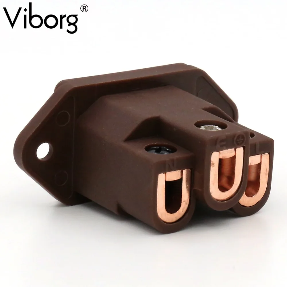 

Gaofei RED08I Pure Red Copper Non Solder Hi End IEC Socket Inlet