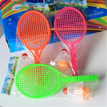 

1 Pair Parent-child Novelty Badminton Tennis Set Racket Sport Educational Toys Baby Sport Kid Baby Outdoor Sports Random Color