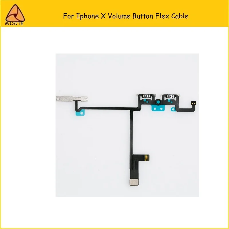 

New Original For Iphone X Volume Button Flex Cable iX Switch On Off Mute Control Replacement Parts Mobile Phone Accessories Flex